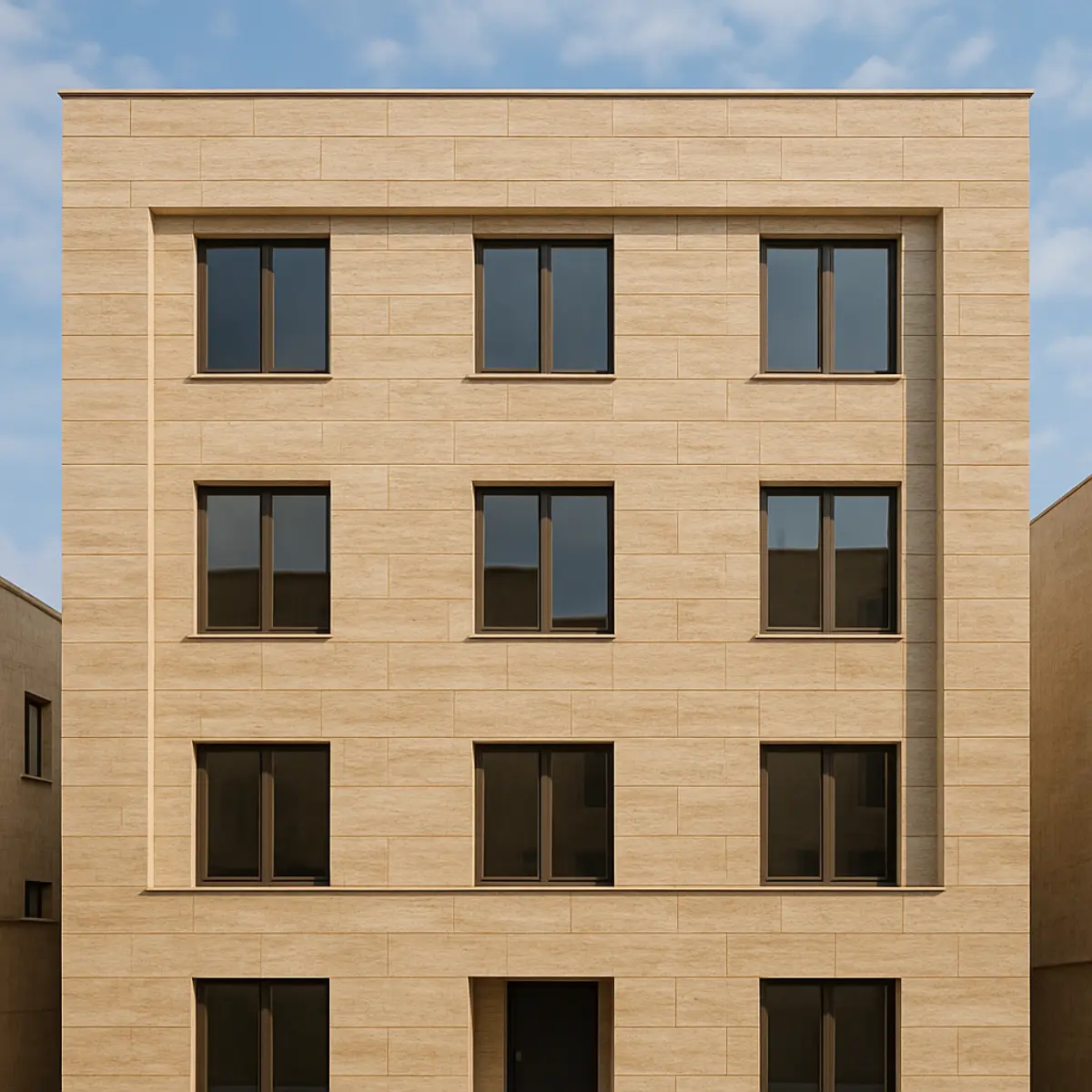 سنگ تراورتن نمای ساختمان