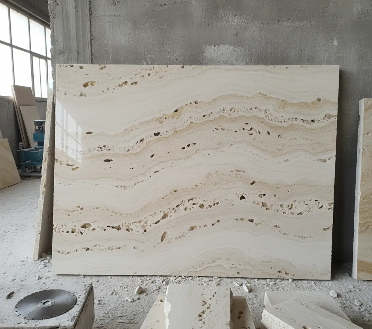 سنگ تراورتن سفید