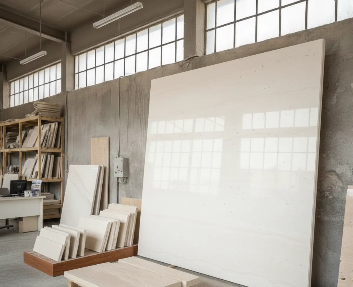 سنگ تراورتن سفید یکدست براق