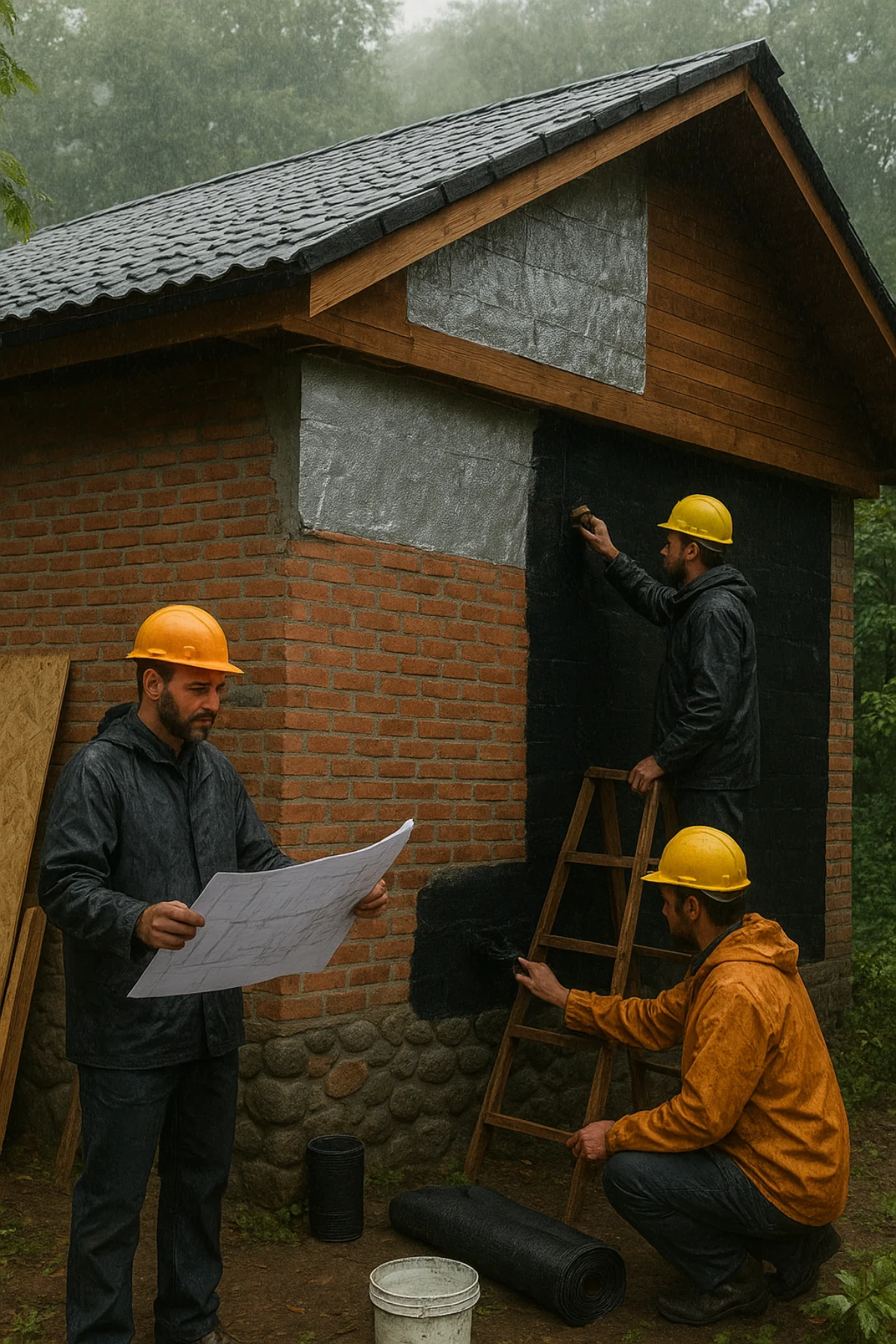 ایزوگام کاری خانه در رشت برای بازسازی