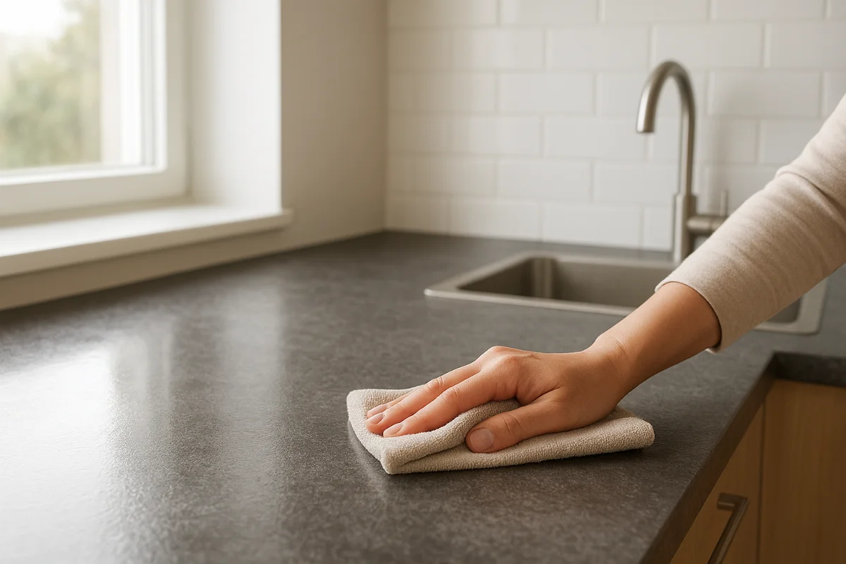 صفحه کابینت وی ام اف مشکی ساده