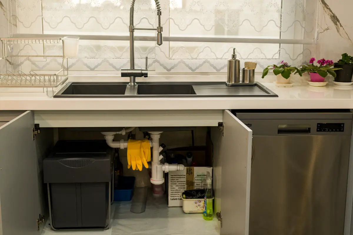 کابینت زیر سینک نئوکلاسیک پلی اورتان