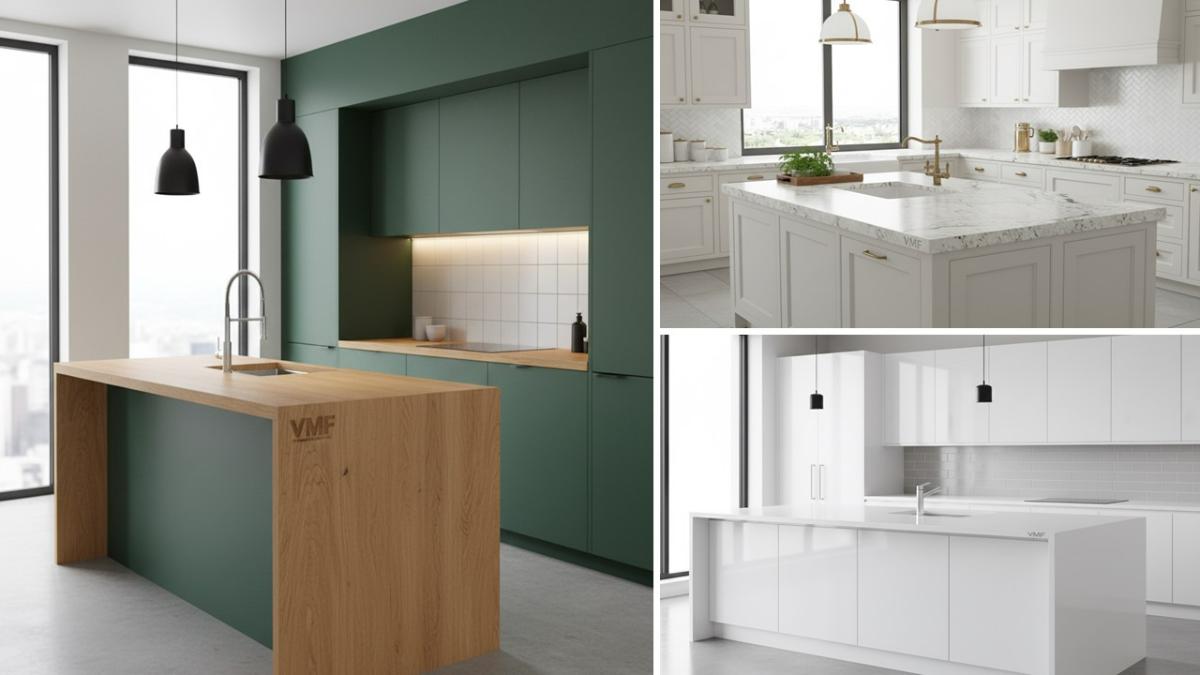 تصویر شاخص صفحه کابینت vmf برای کابینت مدرن سبز، سفید و کابینت کابینت نئوکلاسیک سفید
