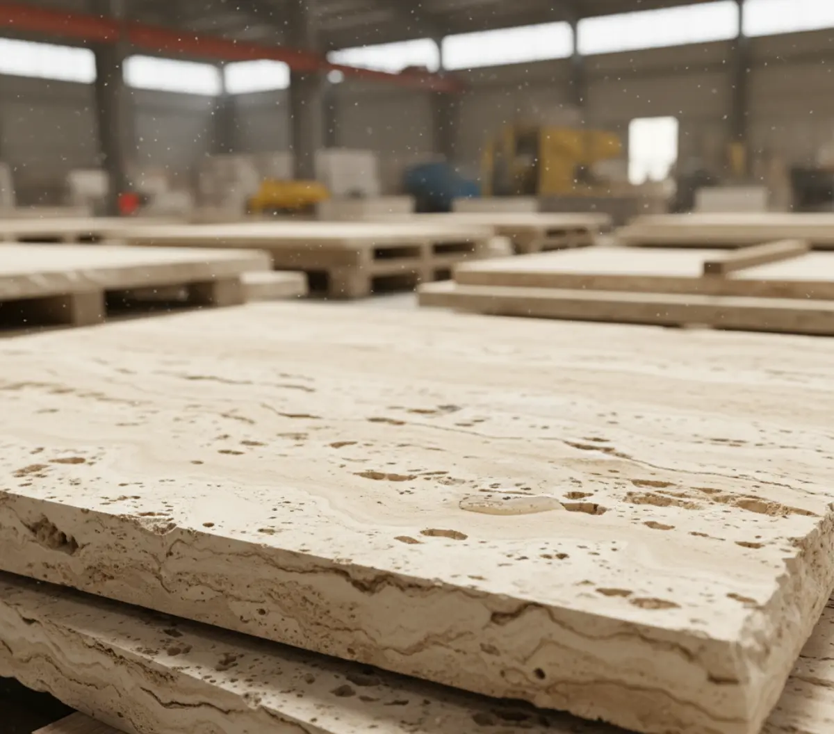 سنگ تراورتن مصنوعی مات کرم