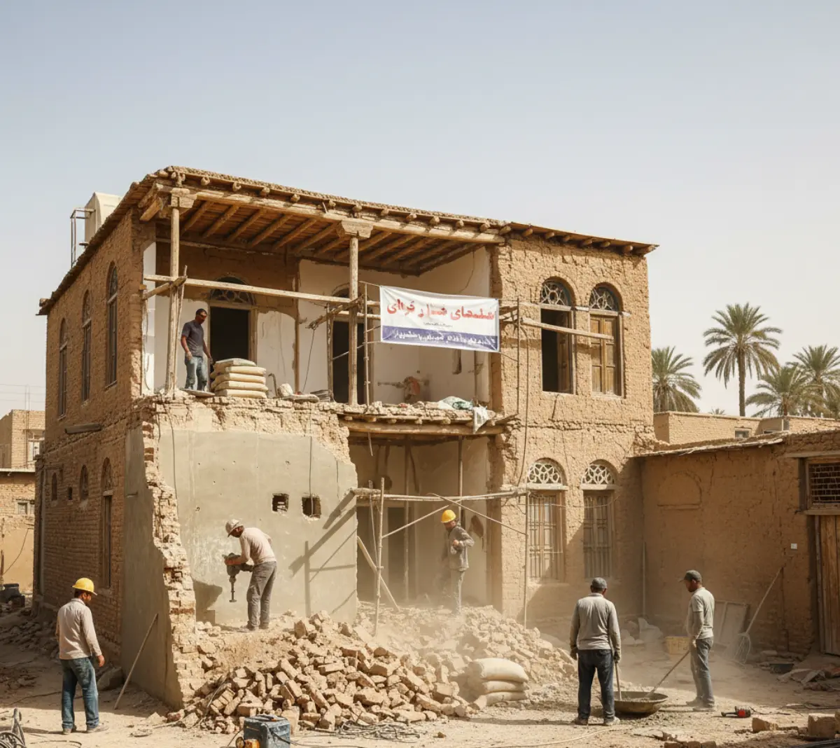 بازسازی خانه قدیمی در اهواز