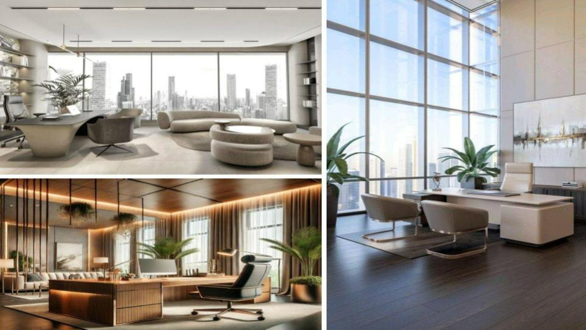 تصویر شاخص چند نمونه از رنگ بندی دکوراسون اداری مدرن