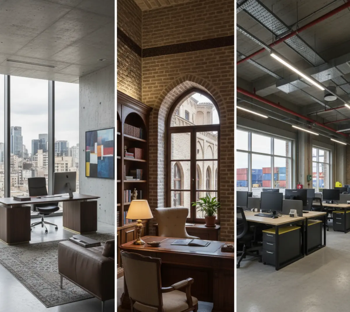 انواع دکوراسیون اداری مدرن، سنتی و صنعتی