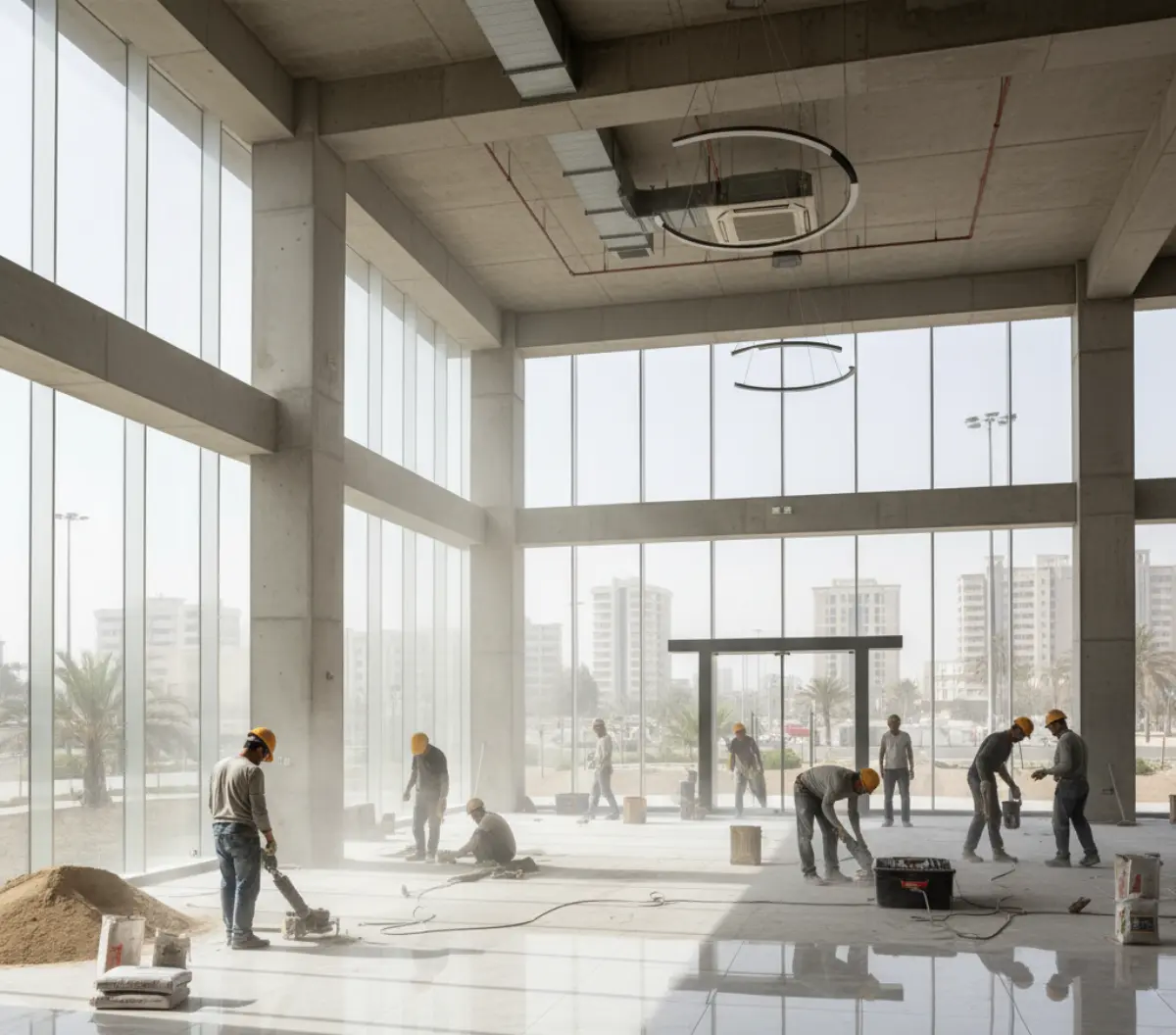 بازسازی ساختمان تجاری در اهواز