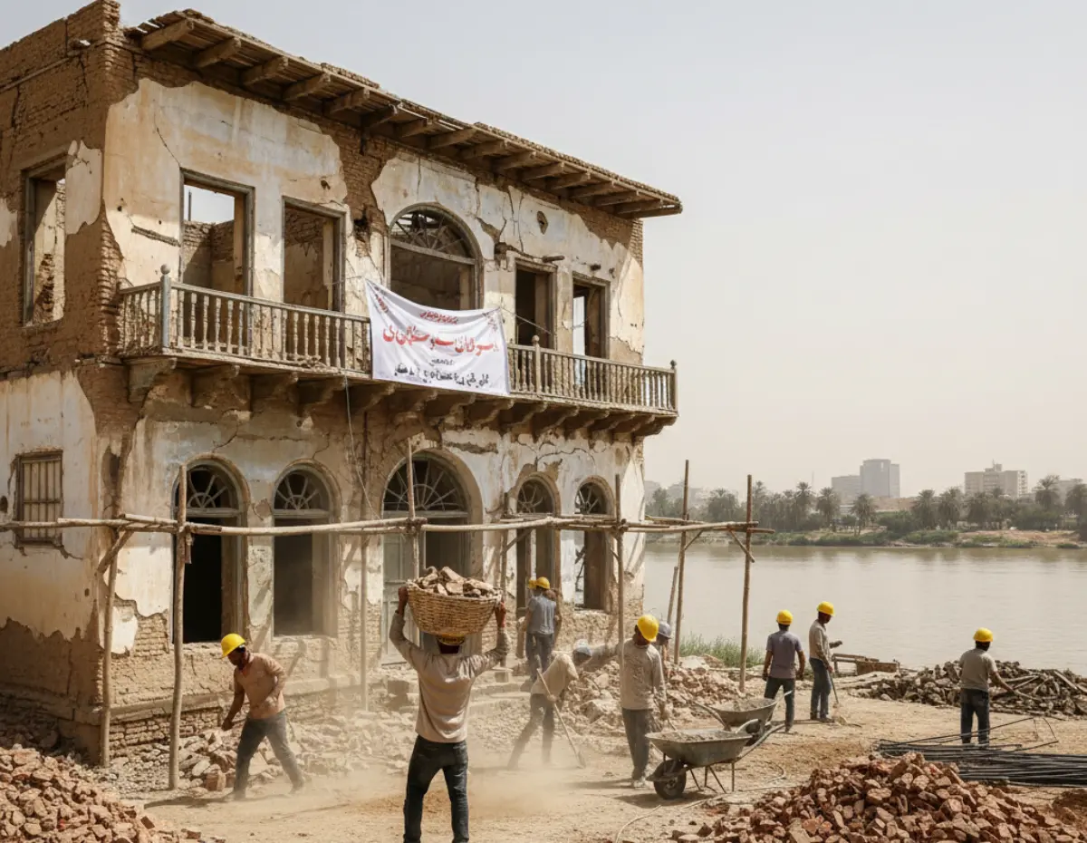 بازسازی خانه قدیمی لب کارون