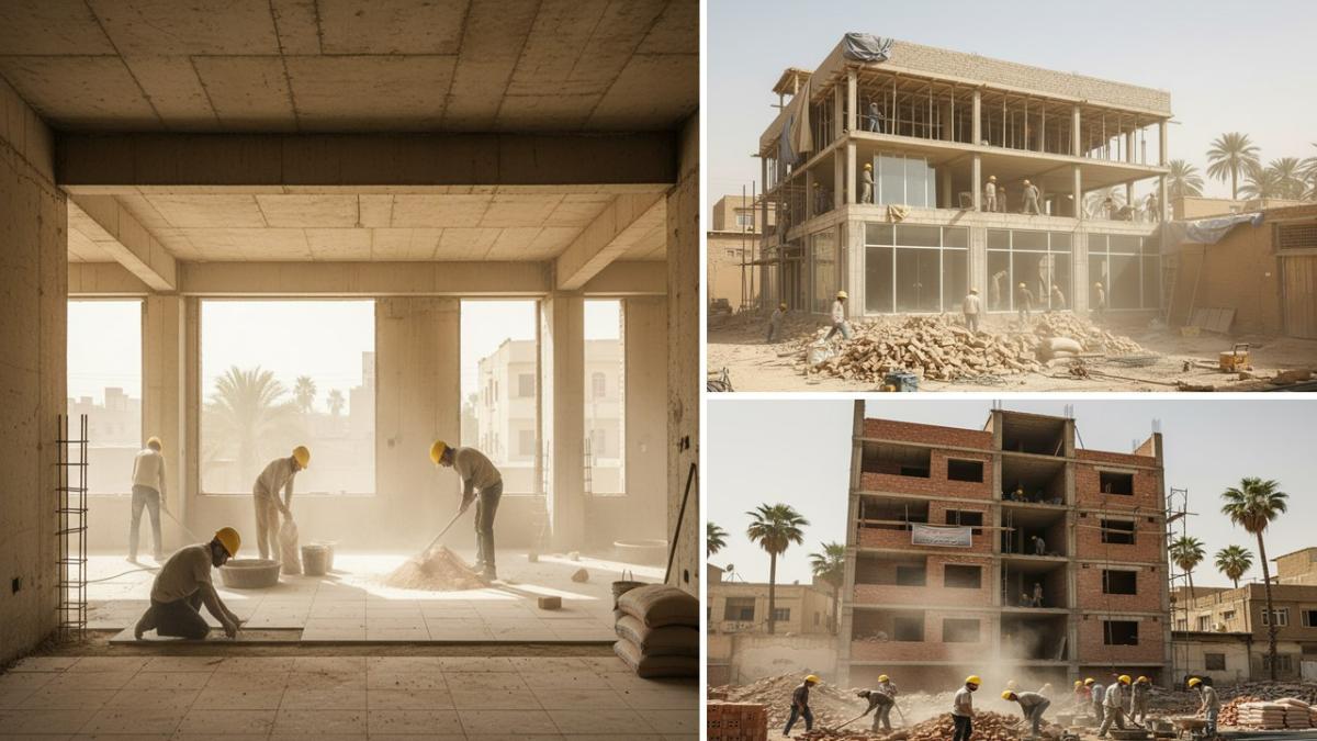 تصویر شاخص بازسازی ساختمان در اهواز