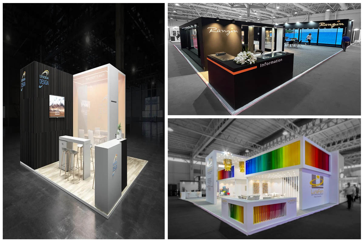 انواع دکوراسیون غرفه نمایشگاهی