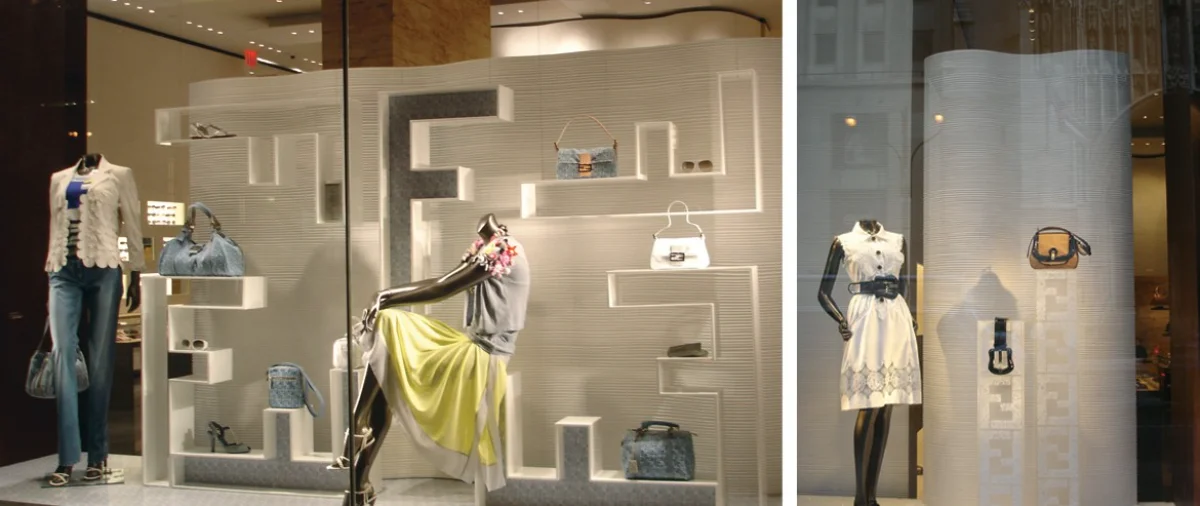 ویترین فروشگاه با دکور مدرن