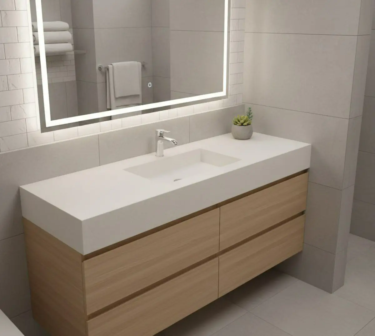 سنگ کورین سفید برای روشویی سرویس بهداشتی