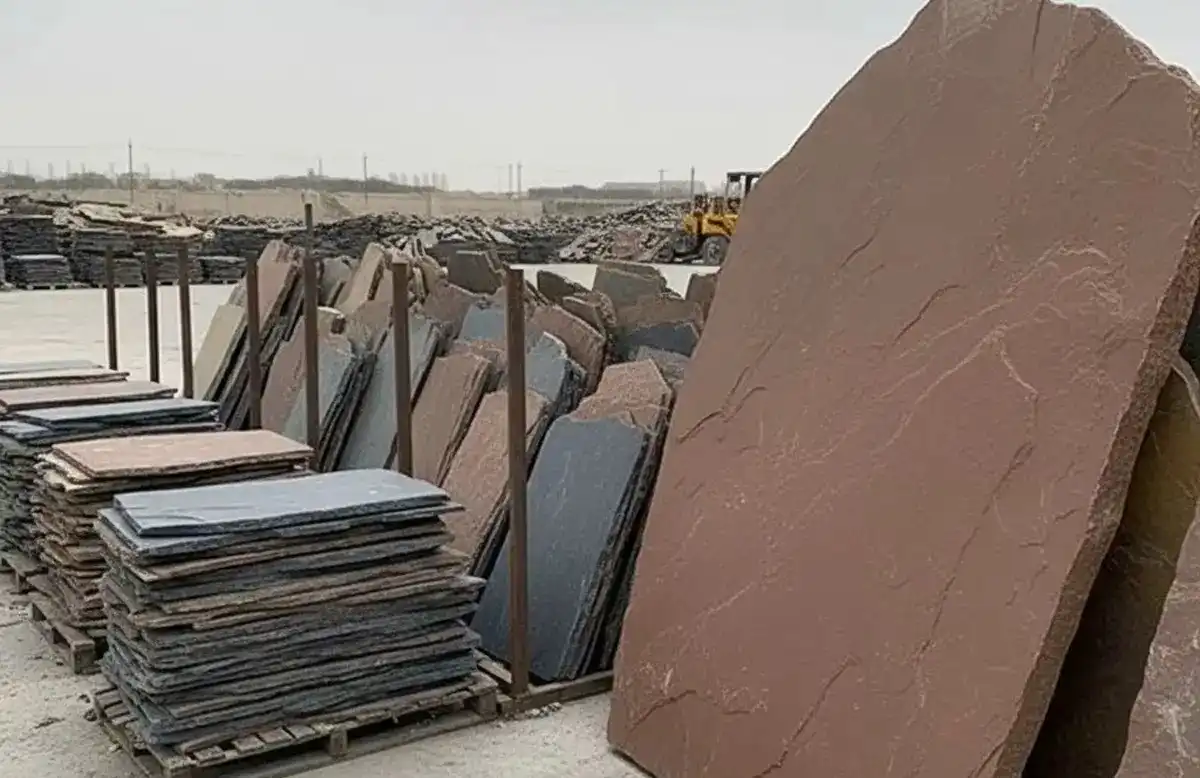 سنگ مالون ورقهای با ضخامت نسبتا یکنواختتر و سطح صاف