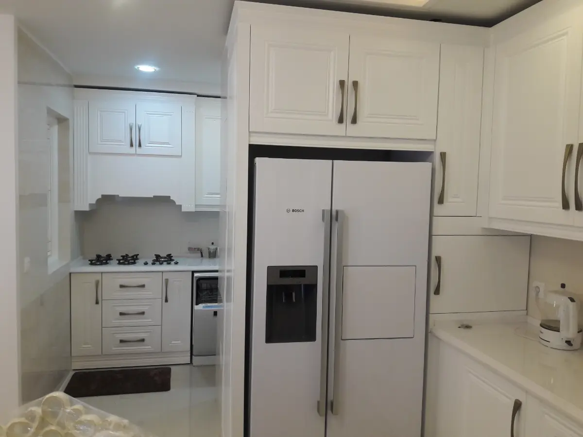 کابینت نئوکلاسیک پلی اورتان سفید