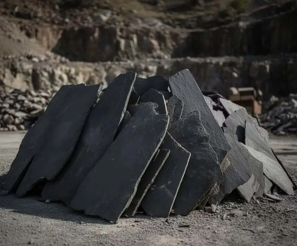 سنگ لاشه سنگ مالون خاکستری رنگ با وزن بالا