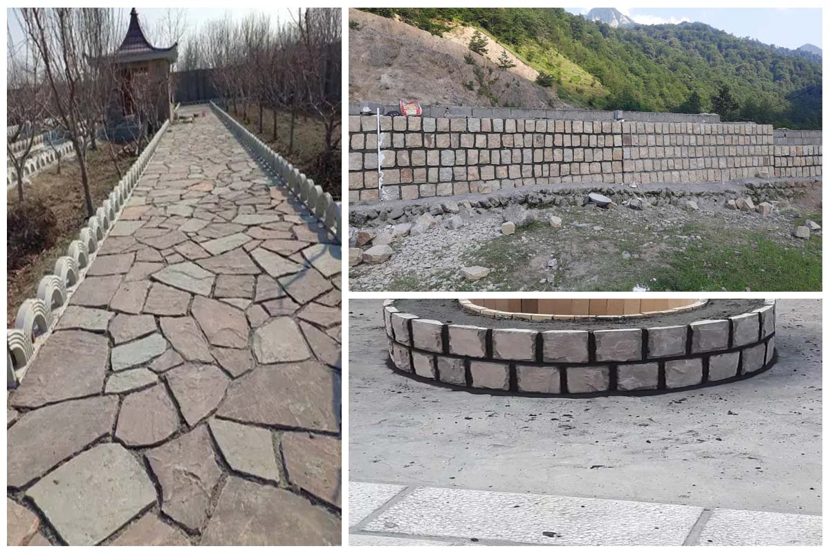 انواع سنگ مالون سفید و کرم برای کفپوش و دیوارها