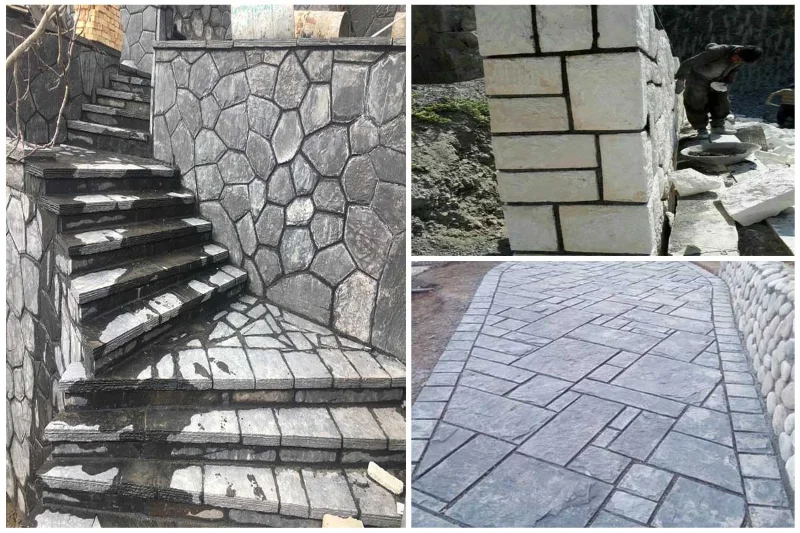 عکس شاخص نواع سنگ مالون و سنگ لاشه