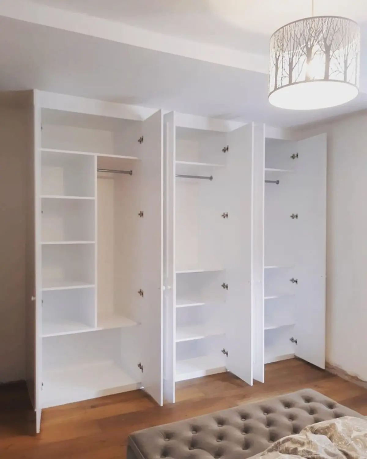 قفسه بندی ثابت کمد دیواری